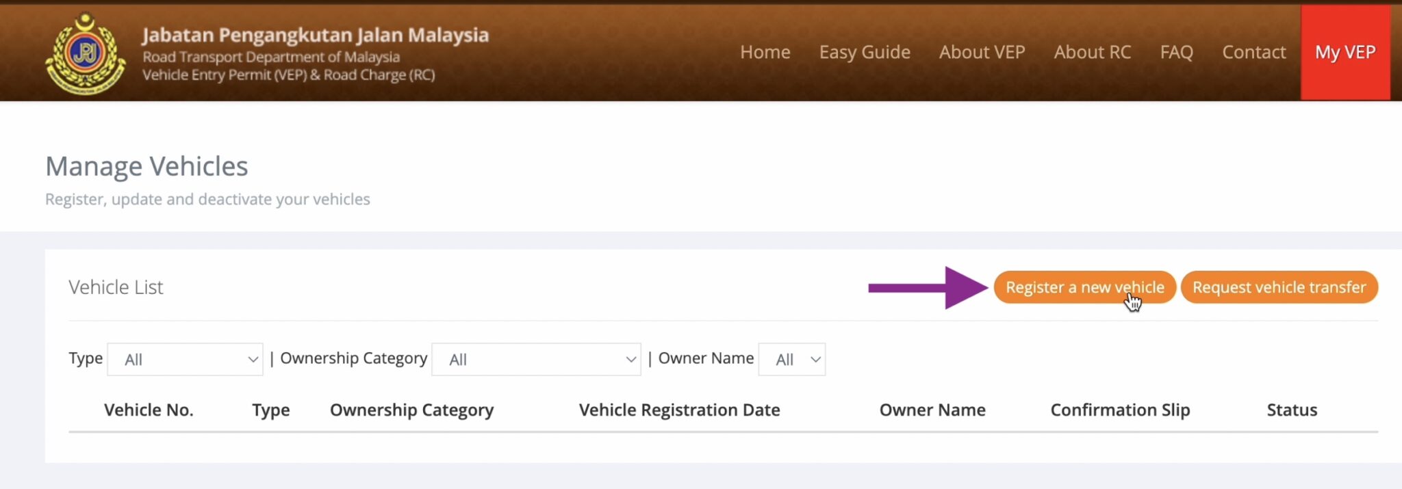 How To Apply Vep Rfid For Foreign Registered Vehicle To Enter Malaysia