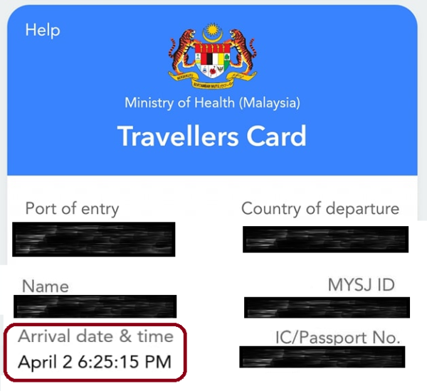 travel documents to enter malaysia